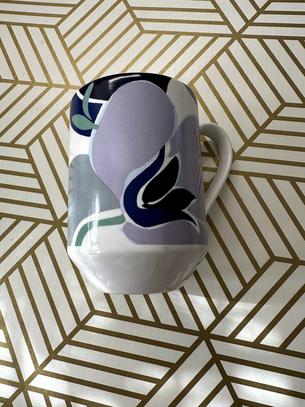 KATE SPADE Nolita Blue Floral Mug 13 0Z